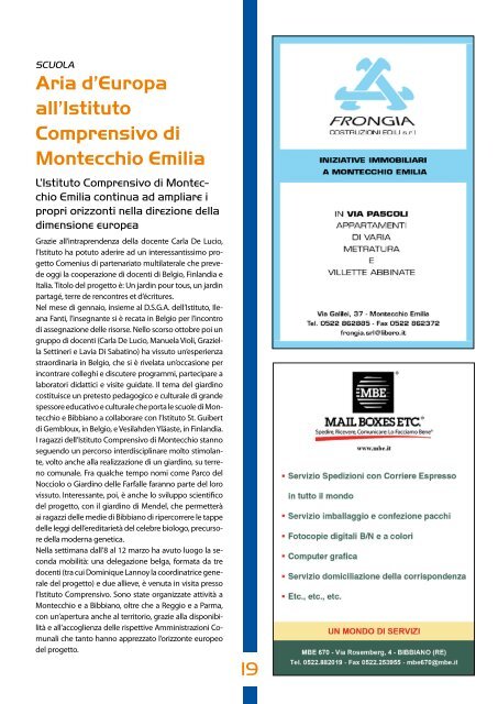 Notiziario Aprile 2010 - Comune di Montecchio Emilia