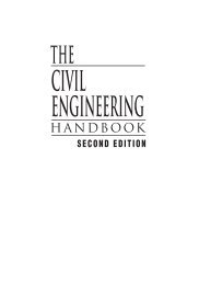 The Civil Engineering Handbook, Second Edition - Index of - Free