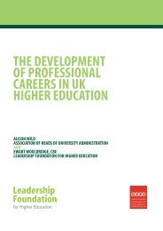 THE DEVELOPMENT OF PROFESSIONAL CAREERS IN ... - AHUA