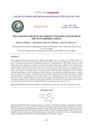 Three analytical methods for determination of Epinastine ...