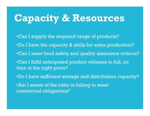 SAOS presentation [Compatibility Mode] - Scotland Food and Drink