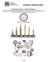 Kodiak Specialty Thermometers - Kodiak Controls