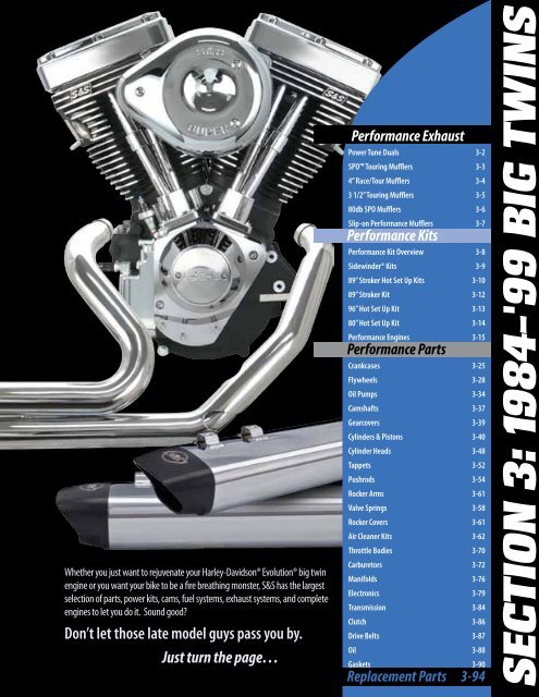 S&S Cycle V-Series V111 Long Block V-Twin Harley Evolution Big Twin Engine 