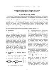 Influence of Digital Signal Processing on Precision of Power Quality ...