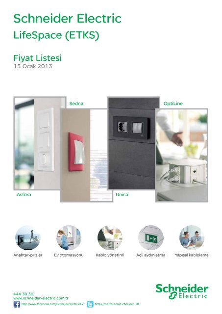 LifeSpace (ETKS) fiyat listesi (pdf 31.7 mb) - Schneider Electric