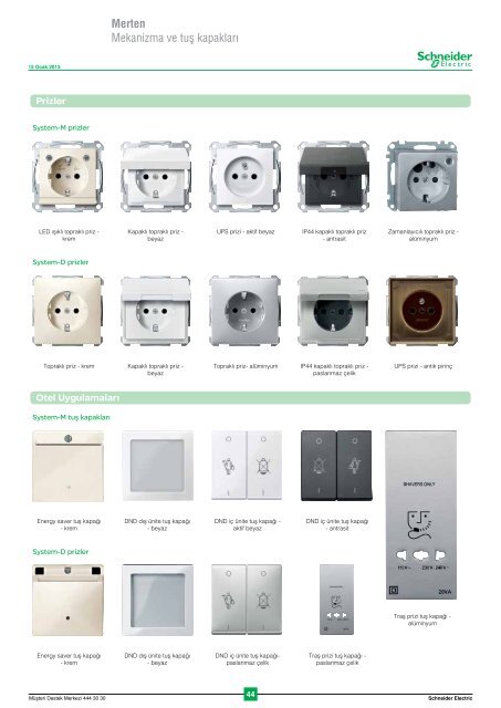 LifeSpace (ETKS) fiyat listesi (pdf 31.7 mb) - Schneider Electric