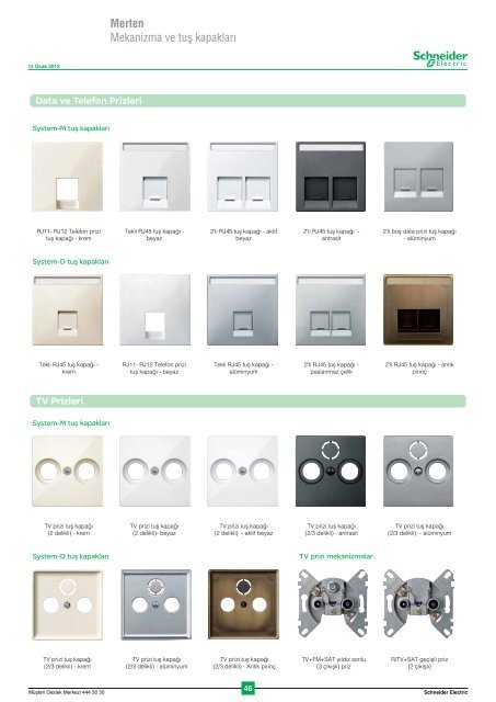 LifeSpace (ETKS) fiyat listesi (pdf 31.7 mb) - Schneider Electric