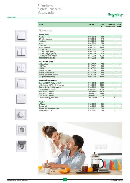 LifeSpace (ETKS) fiyat listesi (pdf 31.7 mb) - Schneider Electric