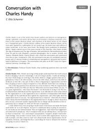 Conversation with Charles Handy - Otto Scharmer