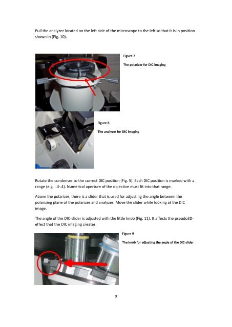 MIU User Guide For Zeiss AxioVert 200 Inverted Fluorescence ...