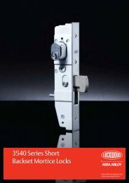 Lockwood 3540 Series Mortice Locks Catalogue - ASSA ABLOY