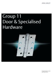 Group 11 - Door & Specialised... - Assa Abloy