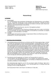 Neue Hausordnung - KÃ¤the-Kollwitz-Gymnasium - Referat fÃ¼r ...