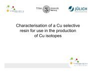 Characterisation of a Cu selective resin for use in the ... - Eichrom