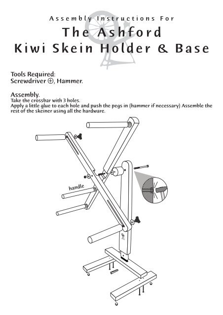 kiwi skeiner holder and base