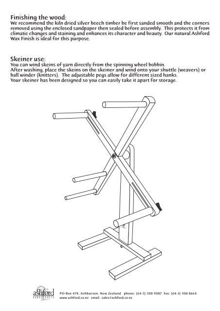 kiwi skeiner holder and base