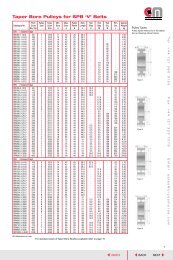 SPB V Belt Taper Bore Pulleys PDF Catalogue - Cross & Morse