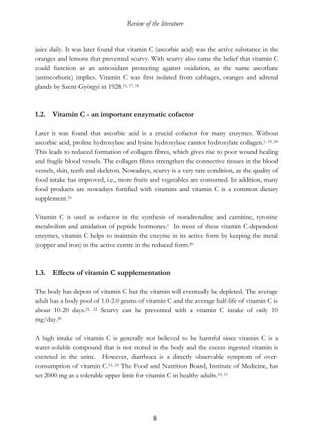 Pro-oxidant activity of vitamin C in drinking water ... - Ãbo Akademi