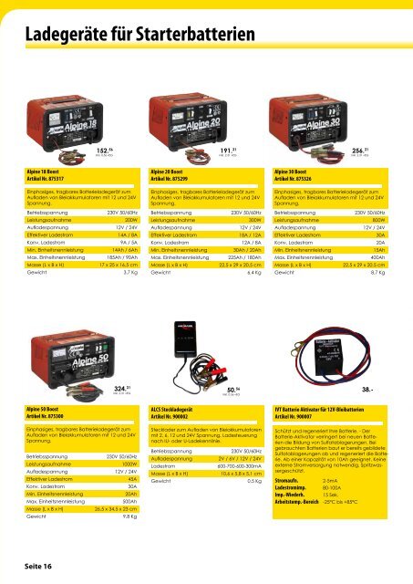 ZUBEHÖRKATALOG 2012 - LEVO Batterien AG