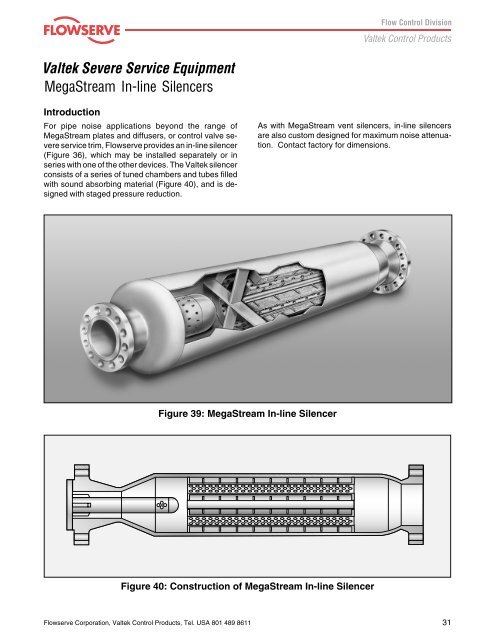 Valtek Severe Service Equipment