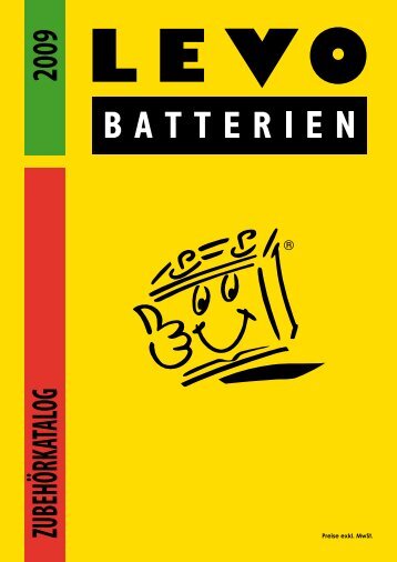 ZUBEHÖRKATALOG 2009 - LEVO Batterien AG