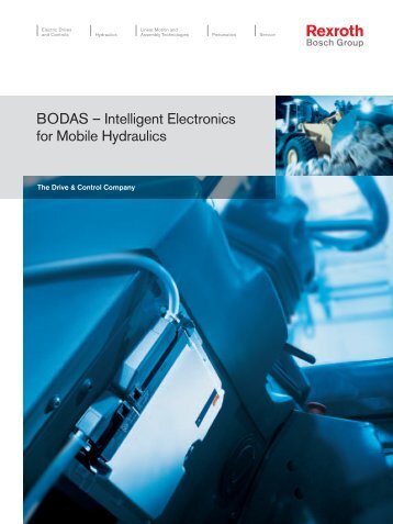 BODAS – Intelligent Electronics for Mobile Hydraulics - Bosch Rexroth