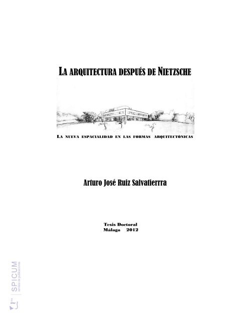 La arquitectura después de Nietzche. La nueva especialidad en las ...