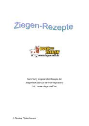 Inhaltsverzeichnis - Ziegen-Treff.de