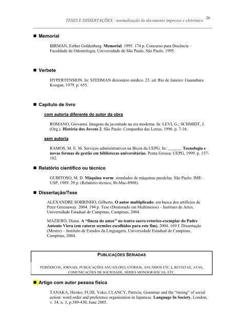 DISSERTAÃÃES E TESES: normalizaÃ§Ã£o do ... - IEL - Unicamp