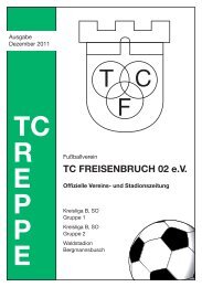 TC FREISENBRUCH 02 e.V. - des TC Freisenbruch 02