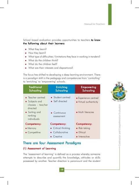 CCE Manual VI - VIII - CBSE