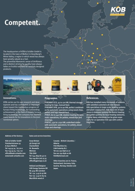 Kob Pyrtec Brochure - Energy Systems Research Unit