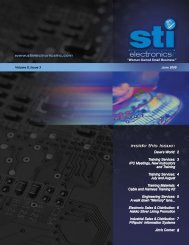 Training Services - STI Electronics, Inc.