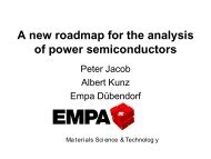 A new roadmap for the analysis of power semiconductors