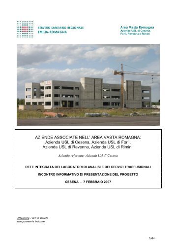 AZIENDE ASSOCIATE NELL' AREA VASTA ROMAGNA ... - Simel