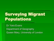 Surveying Migrant Populations - ICAR