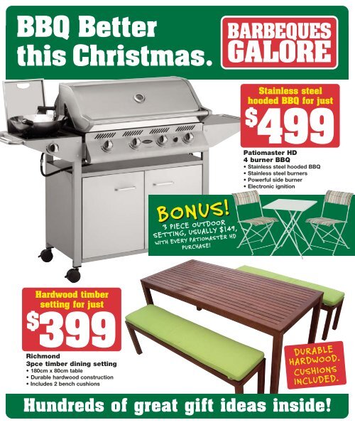 BBQ Better this Christmas. - Barbeques Galore