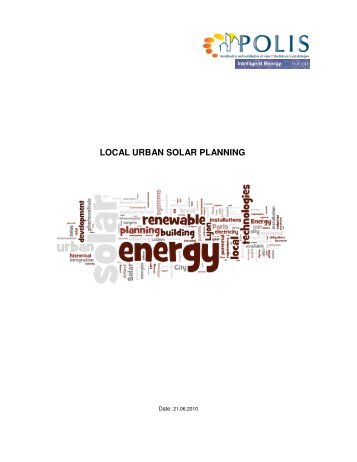 Solar Urban Planning Manual - polis