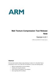 Mali Texture Compression Tool v4.0.1 Release Note