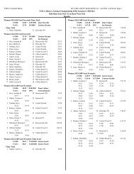 YMCA Masters Nationals - YMCA National Swimming and Diving