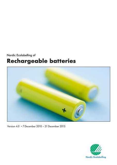 New White Swan Criteria for Rechargeables - European Portable ...
