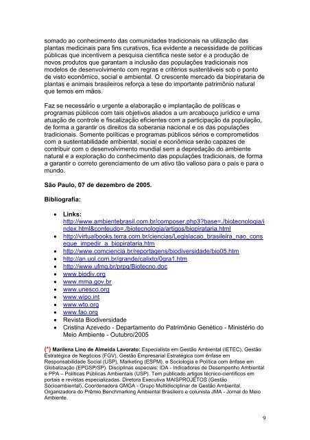 arquivo no formato pdf - Projeto Aves Marinhas