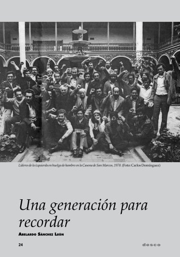 Una generaciÃ³n para recordar - Desco