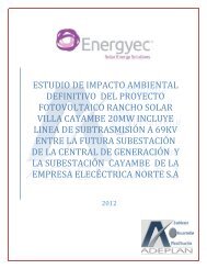 estudio de impacto ambiental definitivo del proyecto ... - CONELEC