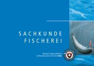 SACHKUNDE FISCHEREI - Fishfinder.ch