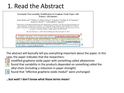 How to read a scientific article (that you think is too complicated)
