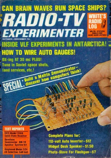 Radio Tv Experimenter 1965 10 11