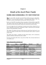 Chapter 6 Details of the Jacob Pinter Family - New Page 1