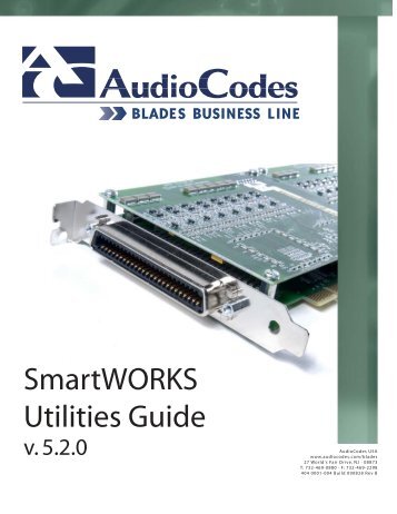 SmartWORKS Utilities Guide - Ai-Logix
