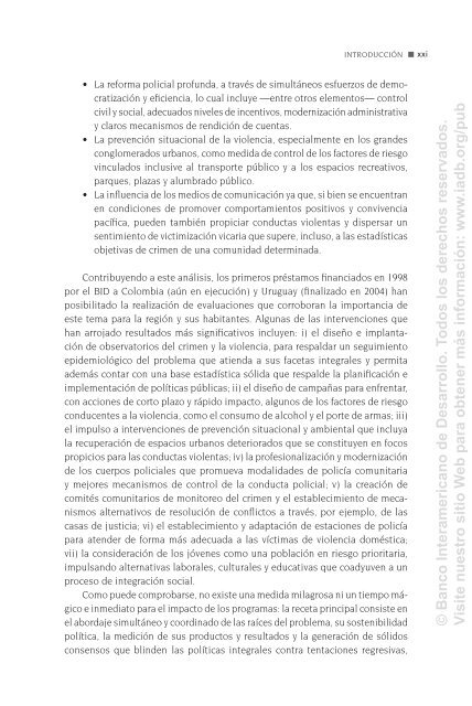 Â© Banco Interamericano de Desarrollo. Todos los derechos ... - Sidoc